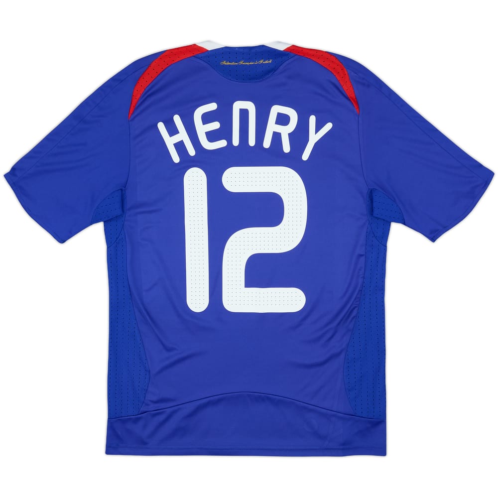 2007-08 France Home Shirt Henry #12 - 7/10 - (S)