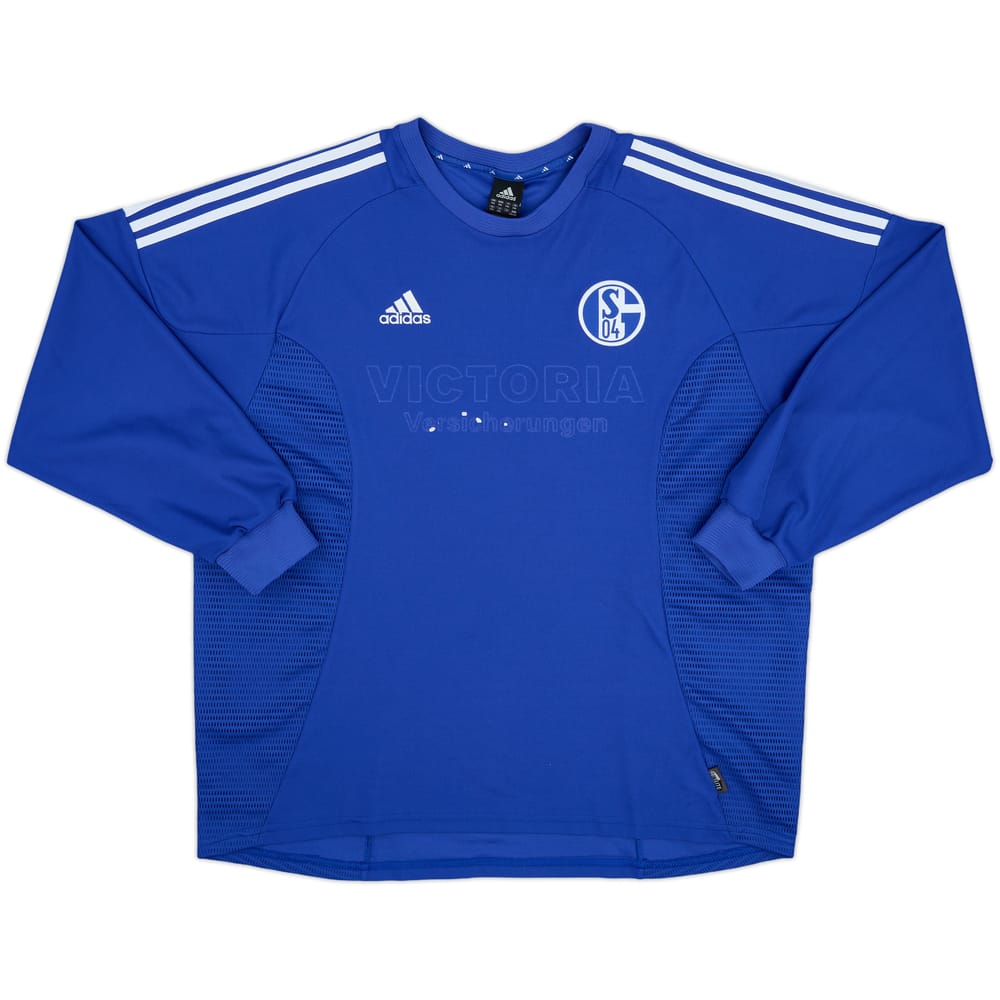 2002-04 Schalke Home L/S Shirt - 4/10 - (XXL)