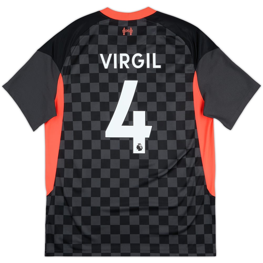 2020-21 Liverpool Third Shirt Virgil #4 - 8/10 - (L)