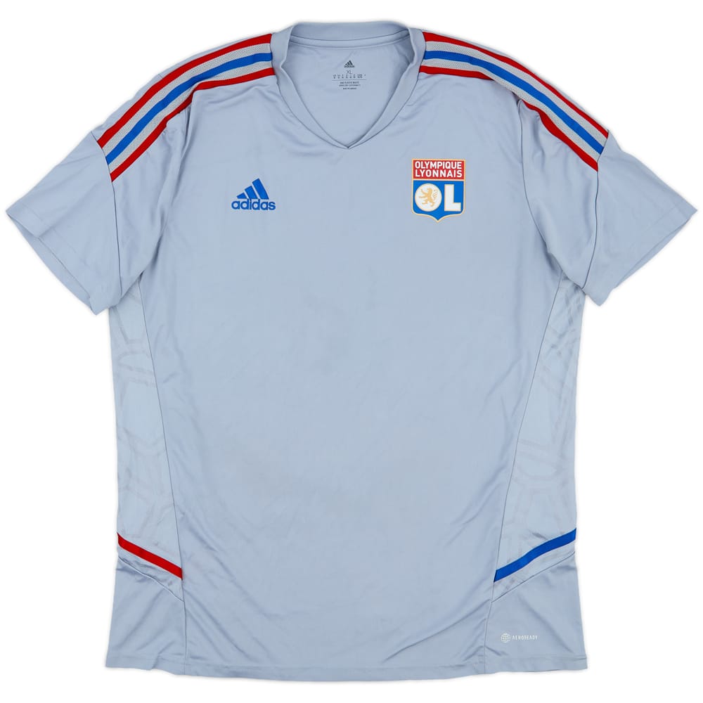 2022-23 Lyon adidas Training Shirt - 8/10 - (XL)