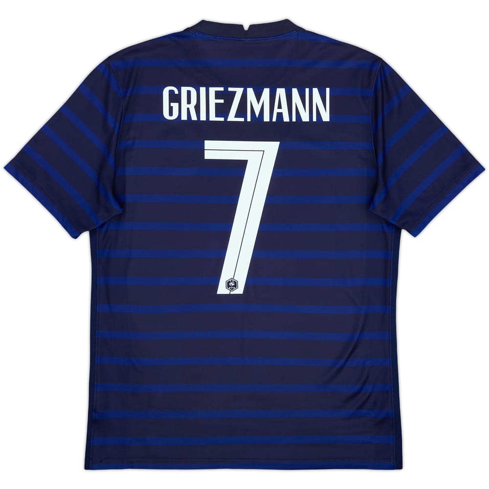 2020-21 France Home Shirt Griezmann #7 - 8/10 - (M)