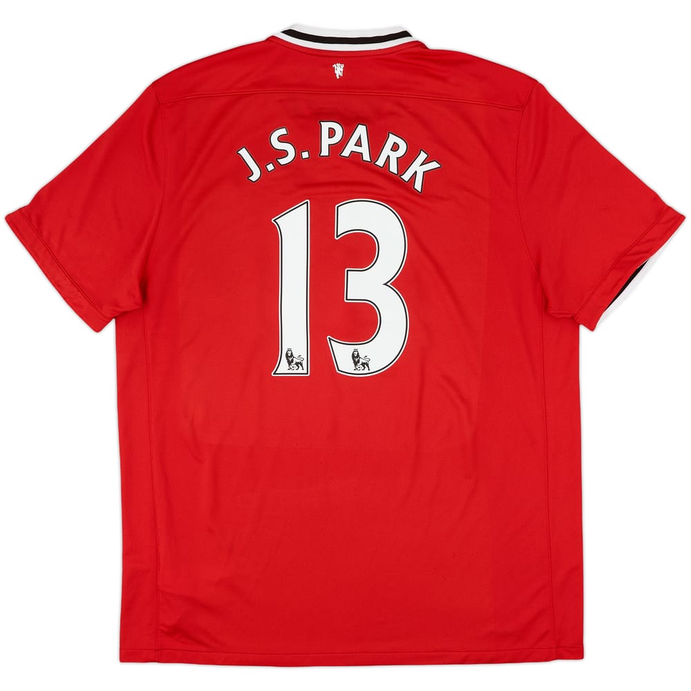 2011-12 Manchester United Home Shirt J.S.Park #13 - 7/10 - (XXL)