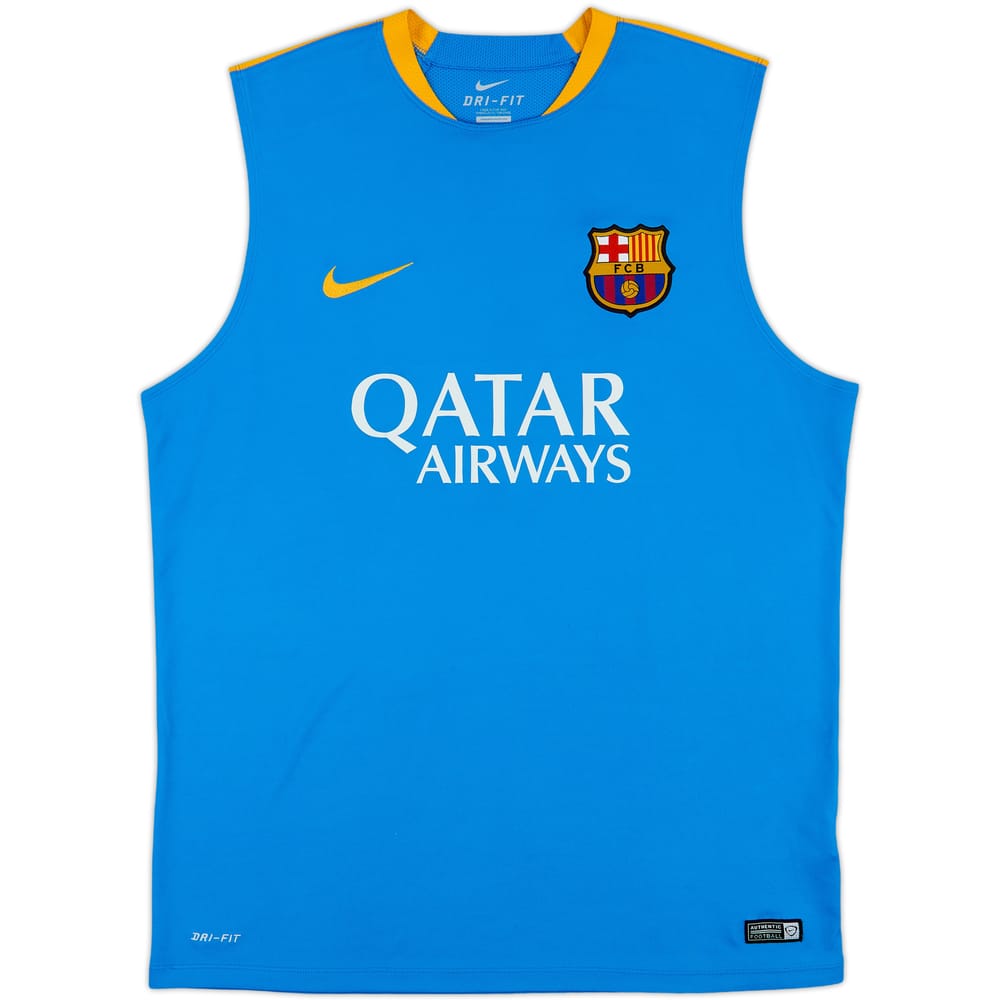 2015-16 Barcelona Nike Training Vest - 9/10 - (XL)