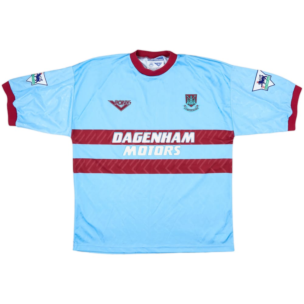 1993-95 West Ham Away Shirt - 10/10 - (XL)