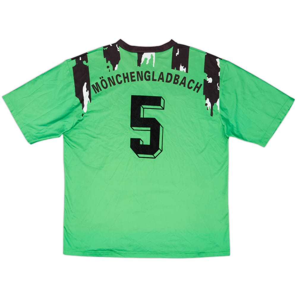 1994-95 Borussia Monchengladbach Squad Signed Away Shirt #5 - 9/10 - (M)