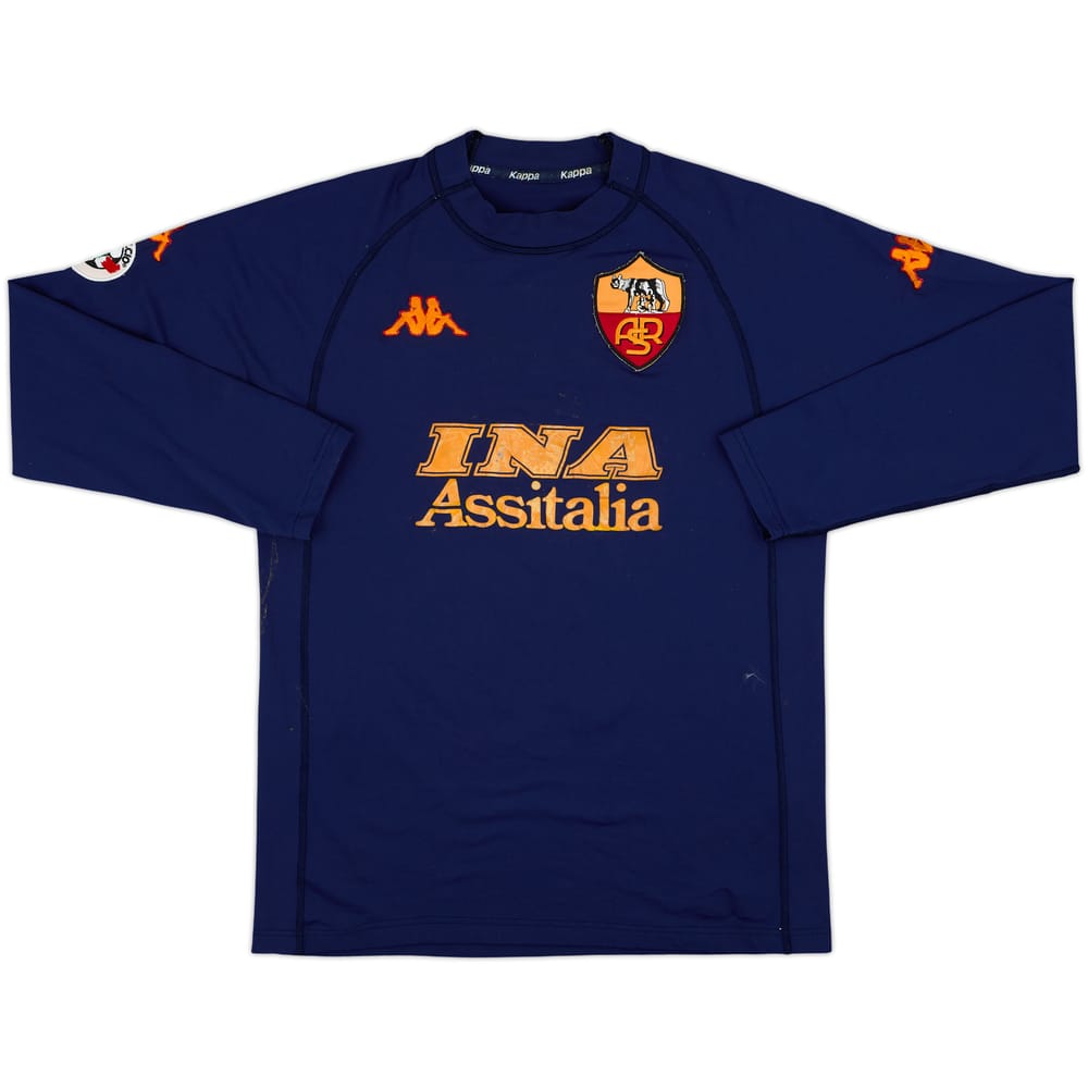 2000-01 Roma Third L/S Shirt Totti #10 - 4/10 - (L)