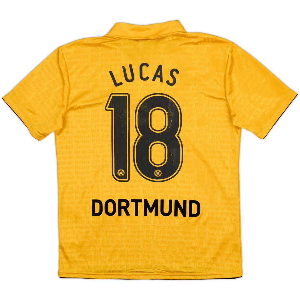 2009-10 Borussia Dortmund Centenary Home Shirt Lucas #18 - 6/10 - (XL)