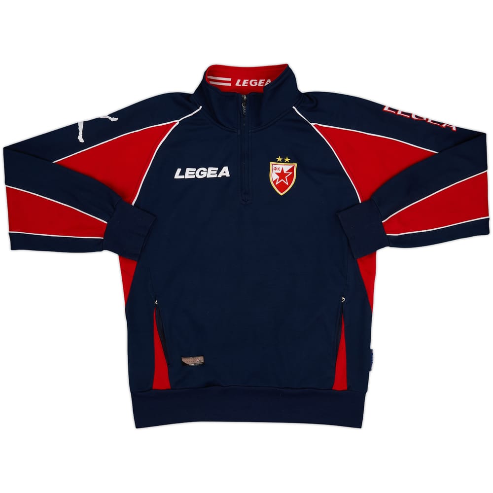 2012-13 Red Star Belgrade Legea 1/4 Zip Training Top - 8/10 - (L)