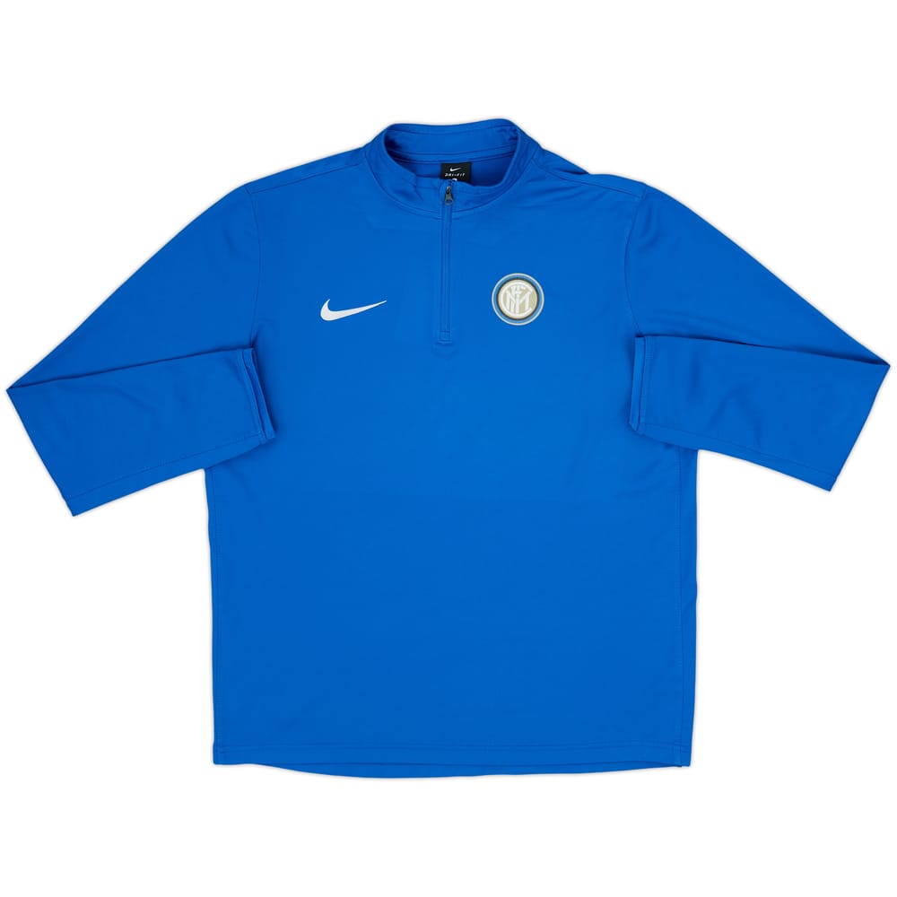 2016-17 Inter Milan Nike 1/4 Zip Drill Top - 5/10 - (L)