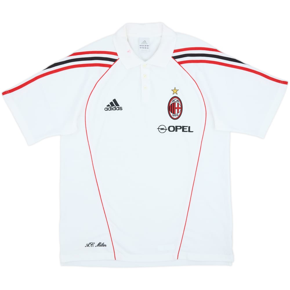 2005-06 AC Milan adidas Polo Shirt - 6/10 - (M/L)