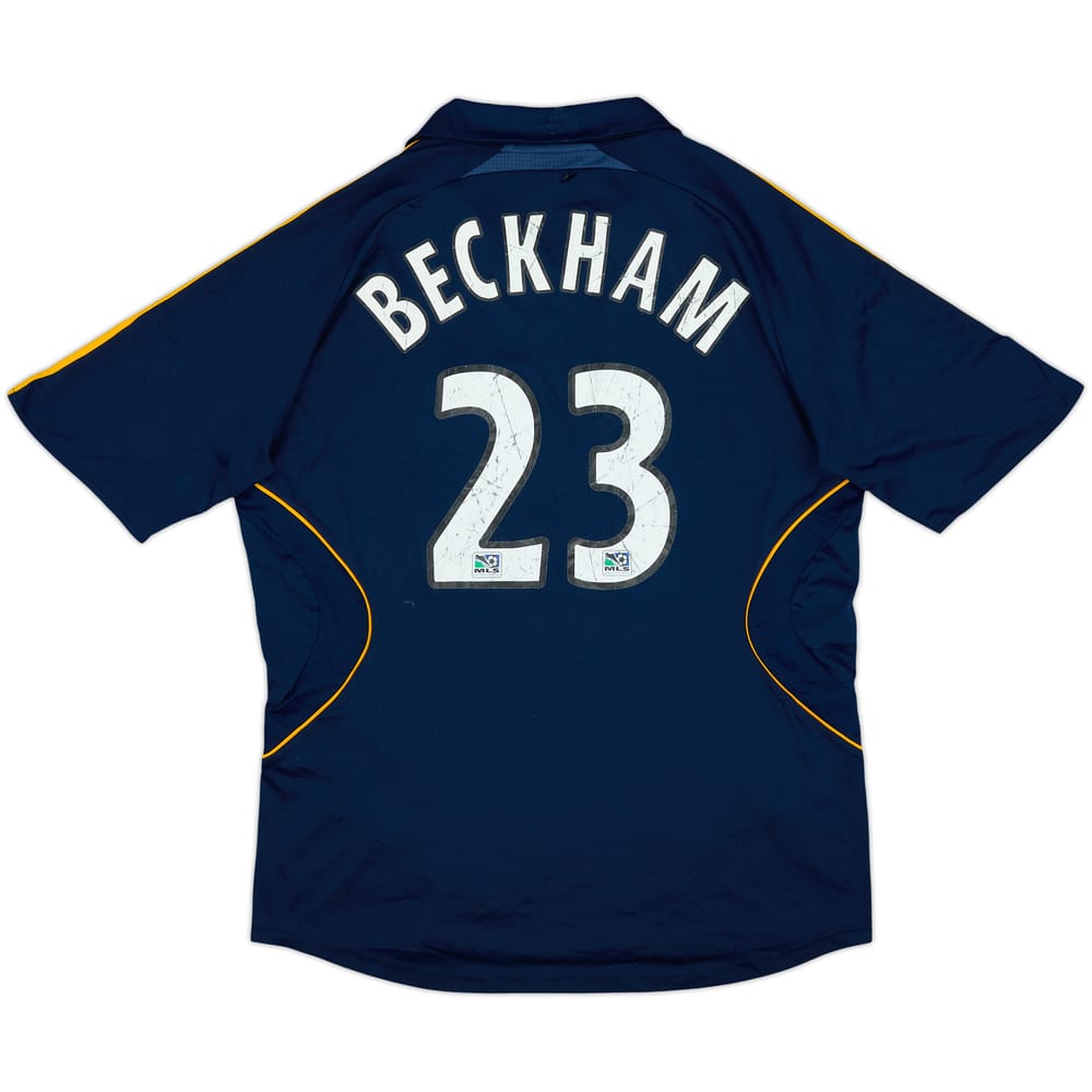 2007-08 LA Galaxy Away Shirt Beckham #23 - 4/10 - (L)