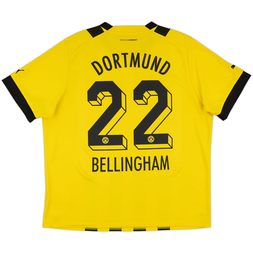 2022-23 Dortmund Home Shirt Bellingham #22 - 9/10 - (XXL)