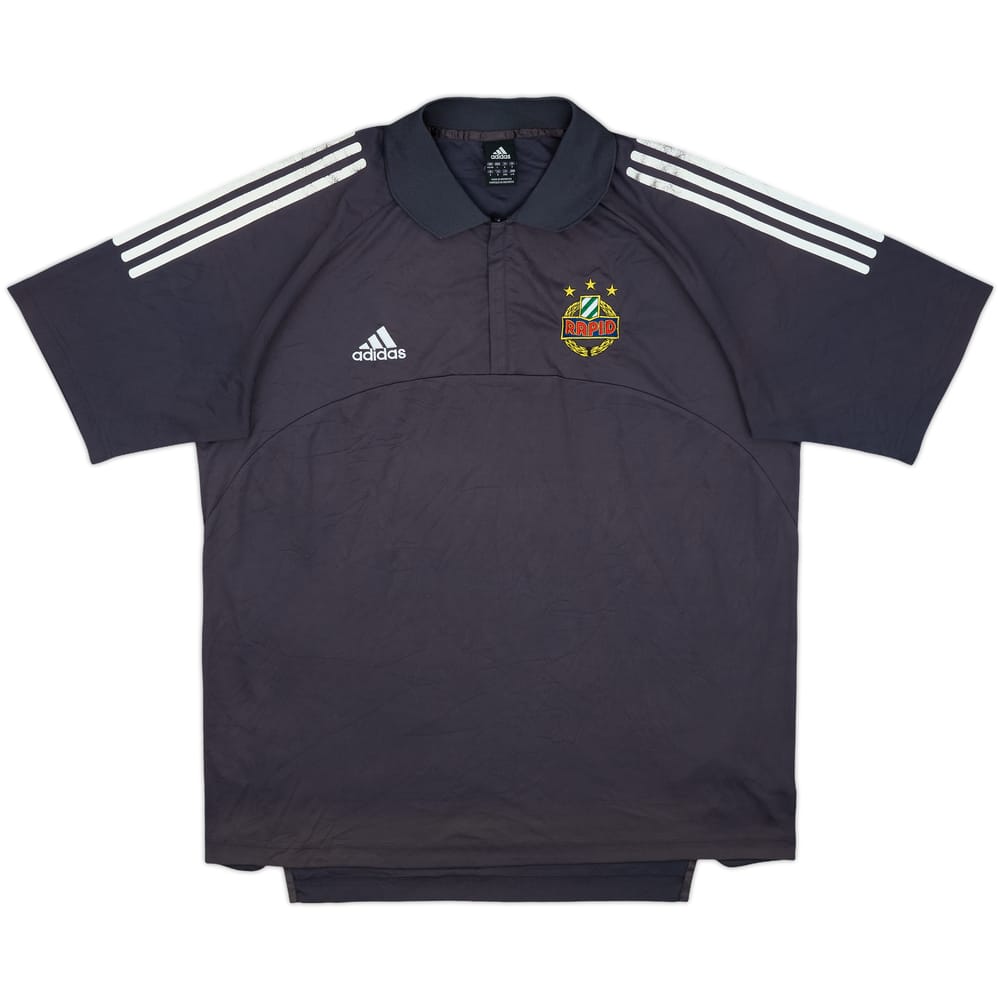 2003-04 Rapid Vienna adidas 1/4 Zip Training Shirt - 5/10 - (L/XL)
