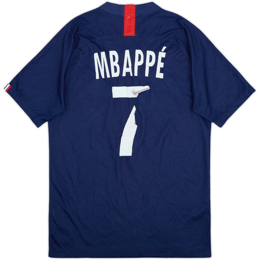 2019-20 Paris Saint-Germain Home Shirt Mbappe #7 - 3/10 - (S)