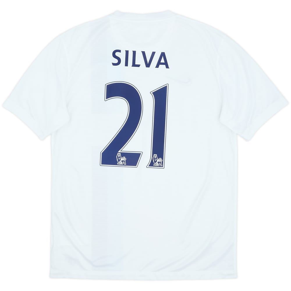 2013-14 Manchester City Third Shirt Silva #21 - 9/10 - (M)