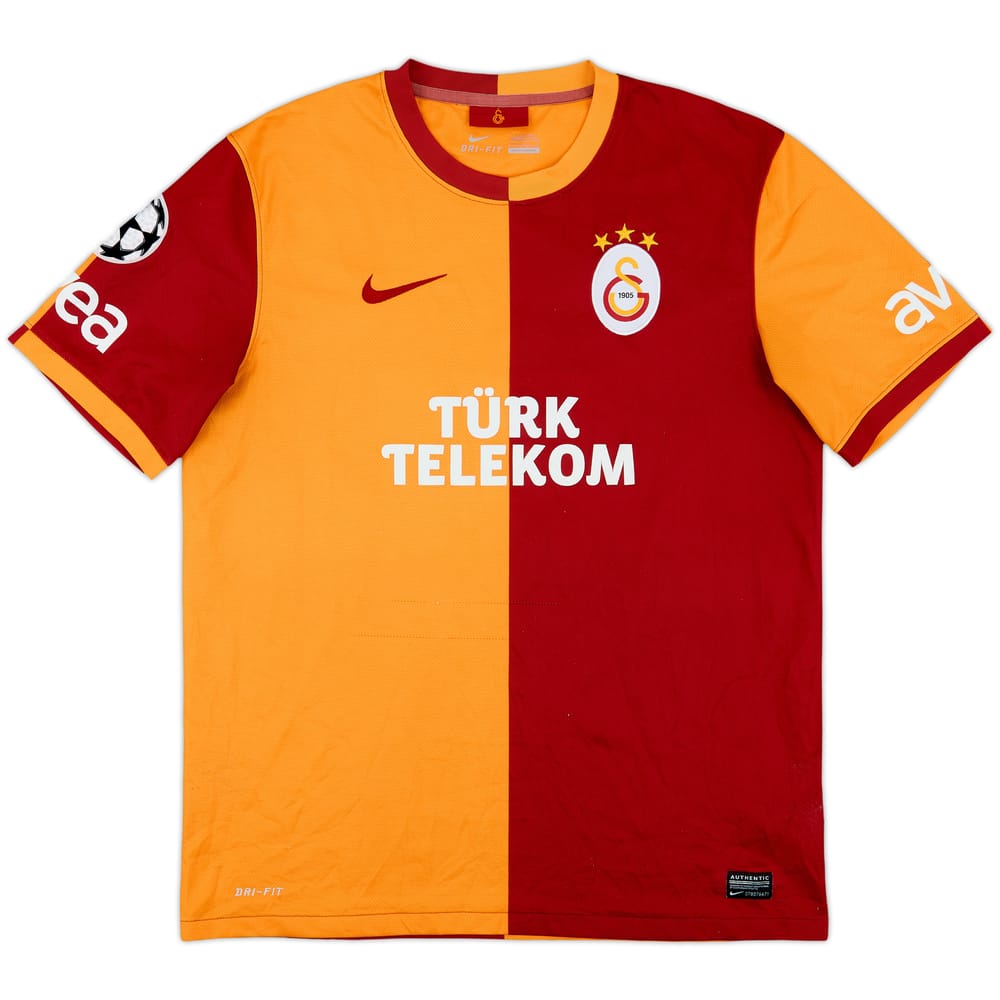 2013-14 Galatasaray Home Shirt - 7/10 - (L)