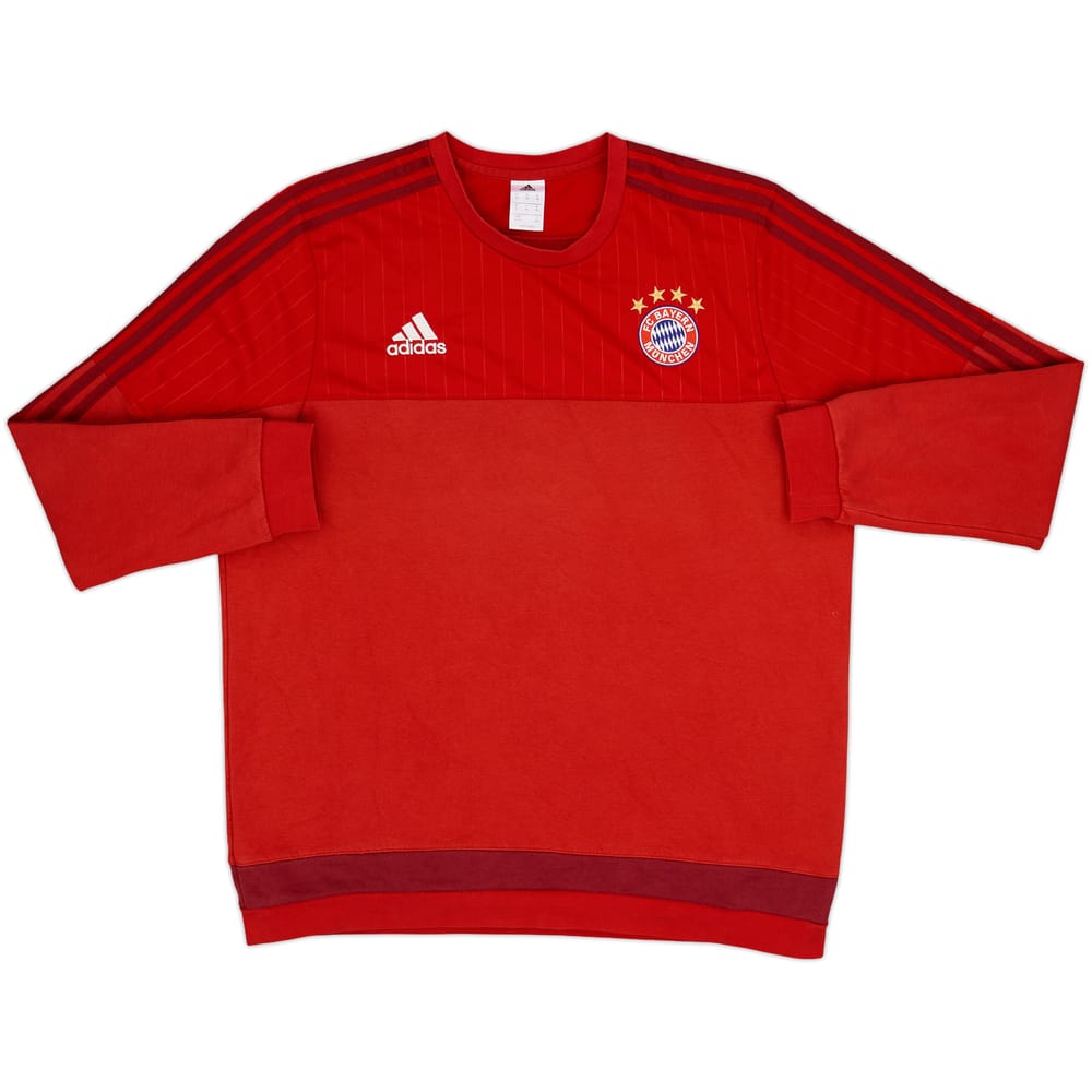 2015-16 Bayern Munich adidas Sweat Top - 7/10 - (XL)