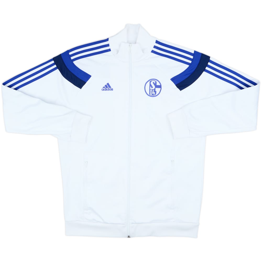 2014-15 Schalke adidas Track Jacket - 7/10 - (M)