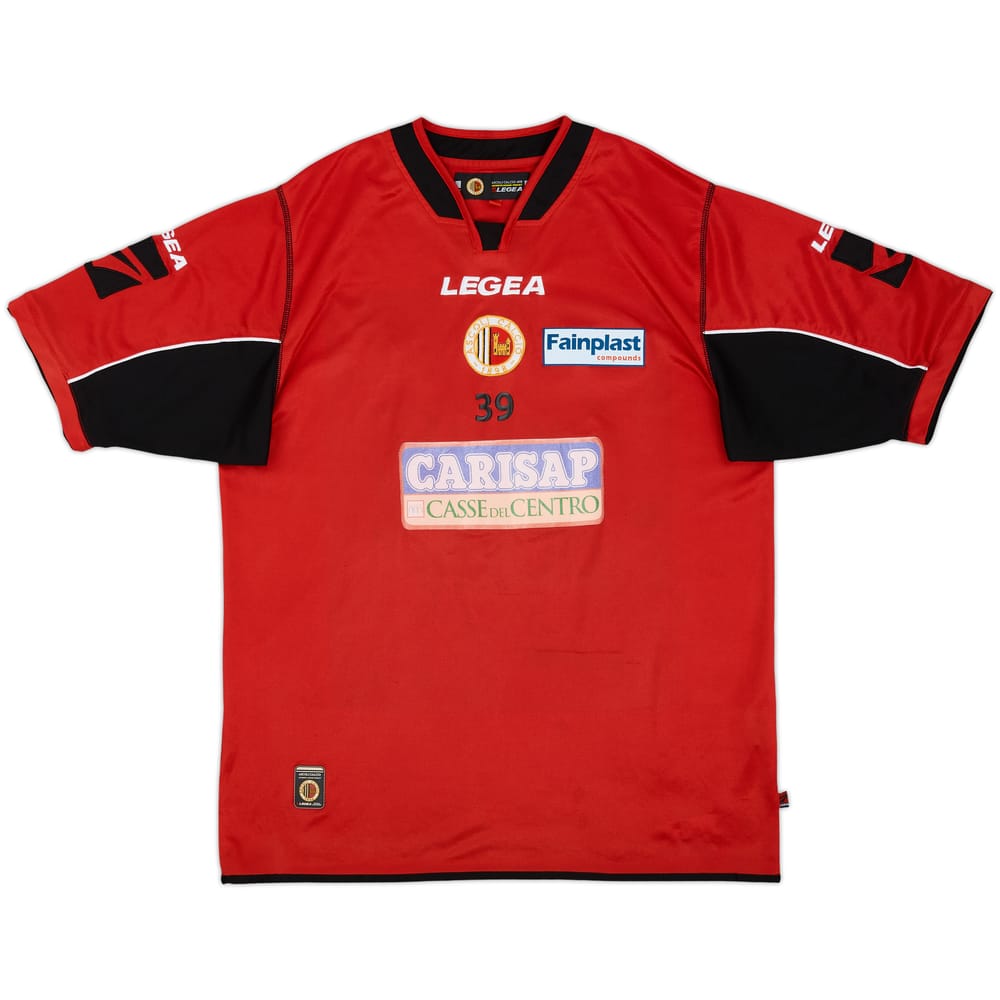 2006-07 Ascoli Legea Player Issue Training Shirt #39 - 6/10 - (XL)