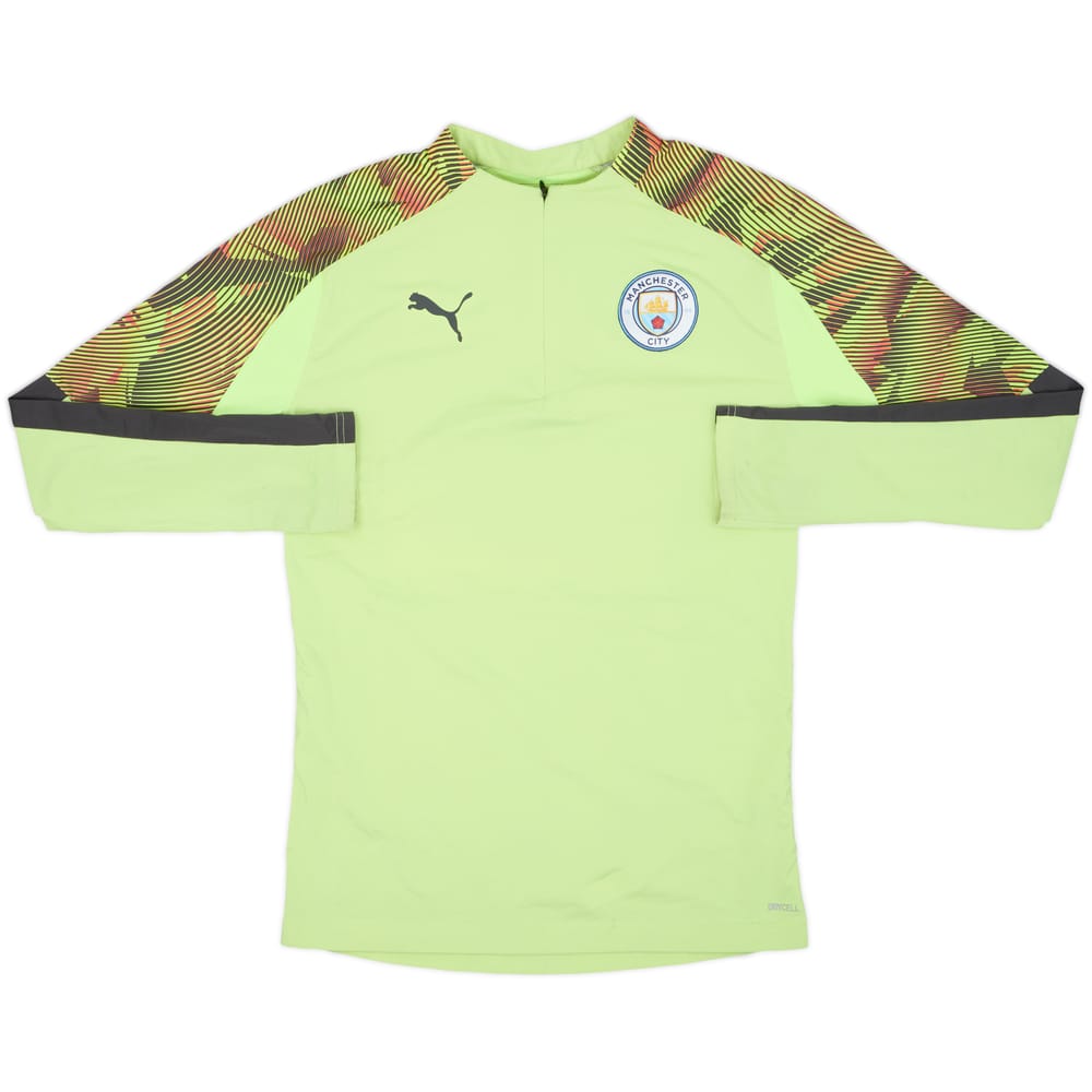 2019-20 Manchester City Puma 1/4 Zip Drill Top - 7/10 - (S)