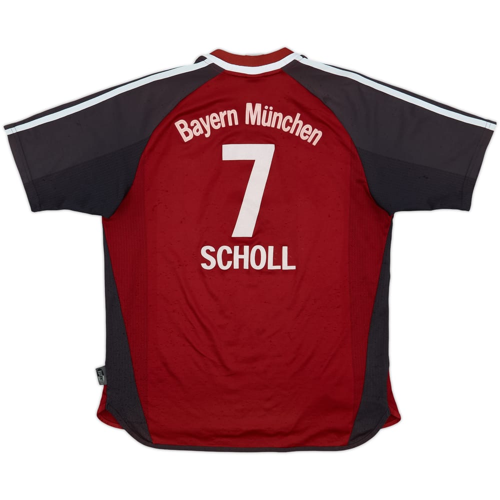 2001-02 Bayern Munich Home Shirt Scholl #7 - 6/10 - (Y)