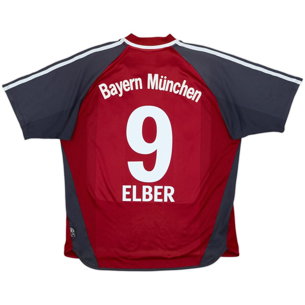 2002-03 Bayern Munich Home Shirt Elber #9 - 5/10 - (M)