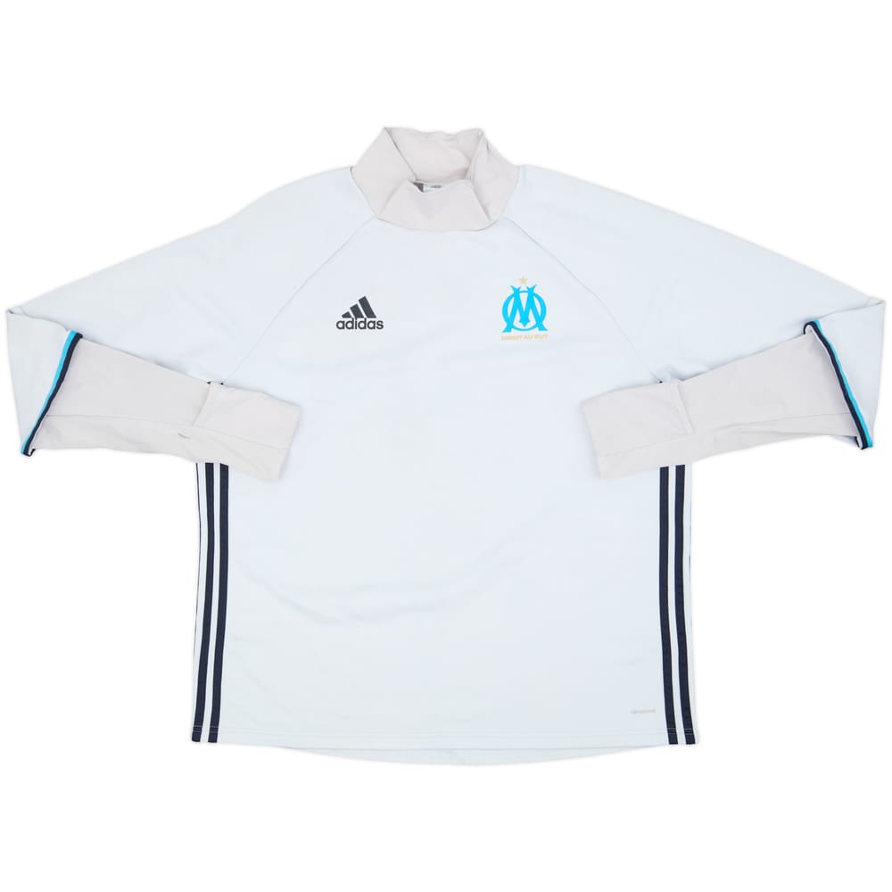 2016-17 Olympique Marseille adidas Drill Top - 5/10 - (XL)