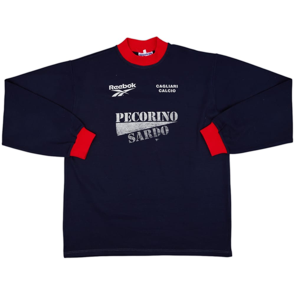 1996-98 Cagliari Reebok Drill Top - 6/10 - (XL)
