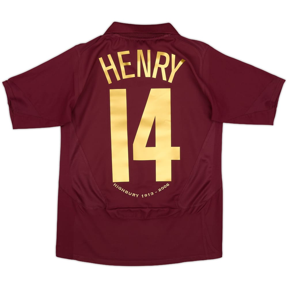 2005-06 Arsenal Home Shirt Henry #14 - 10/10 - (L.Boys)
