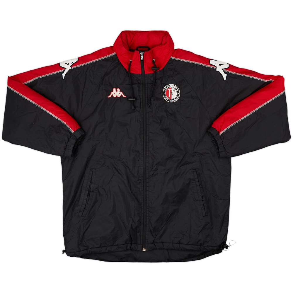 2001-02 Feyenoord Kappa Padded Bench Coat - 9/10 - (L)