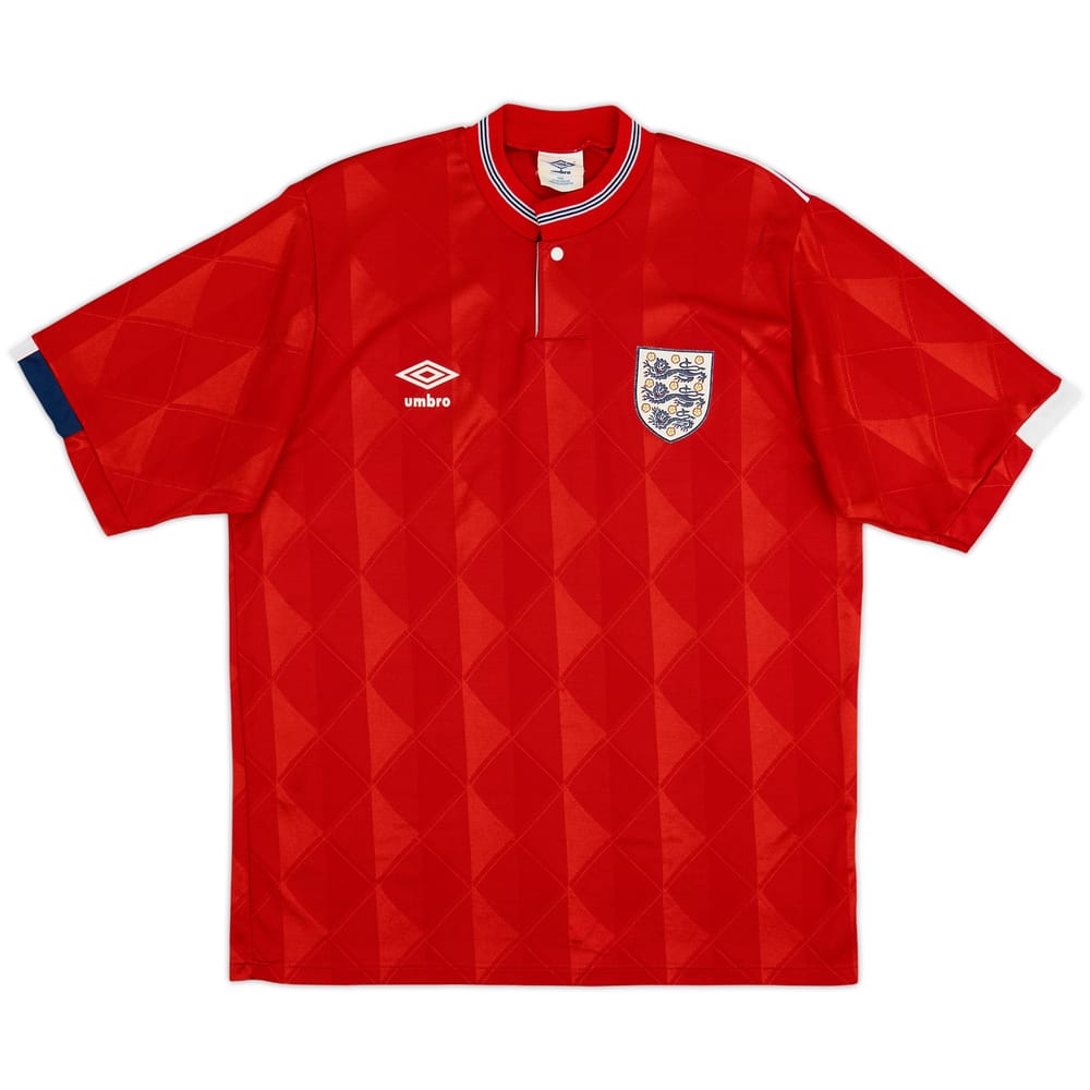 1988-89 England Away Shirt - 8/10 - (L)
