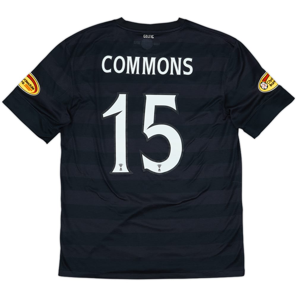 2012-13 Celtic '125th Anniversary' Away Shirt Commons #15 - 7/10 - (M)