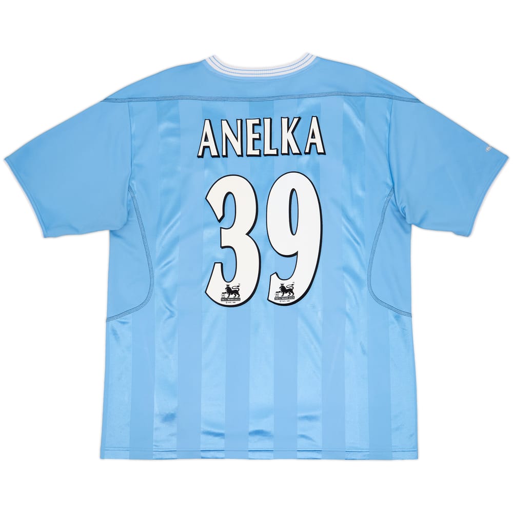 2003-04 Manchester City Home Shirt Anelka #39 - 7/10 - (L)