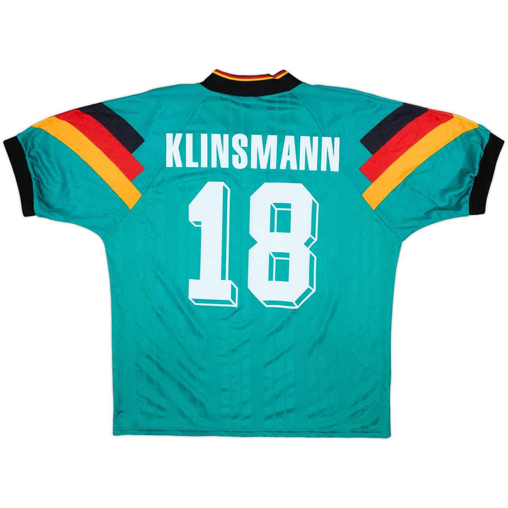 1992-94 Germany Away Shirt Klinsmann #18 - 6/10 - (L)