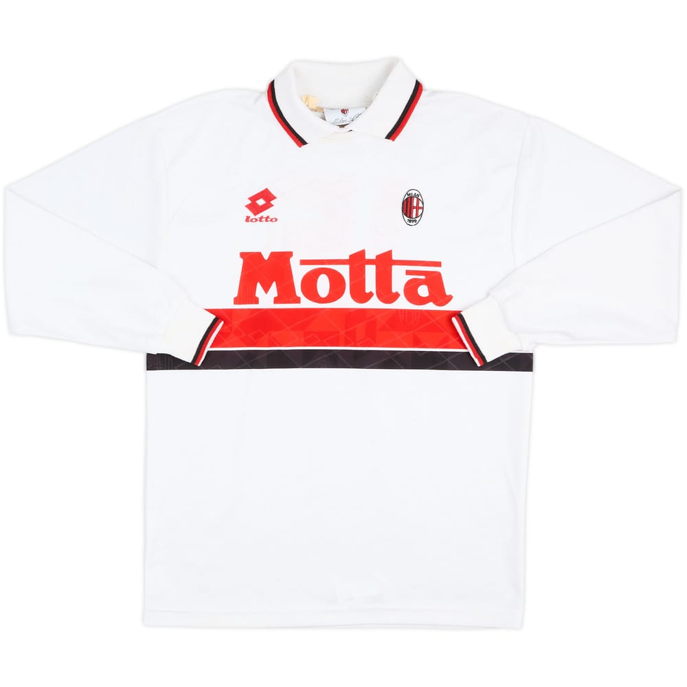 1993-94 AC Milan Match Issue Away L/S Shirt #15