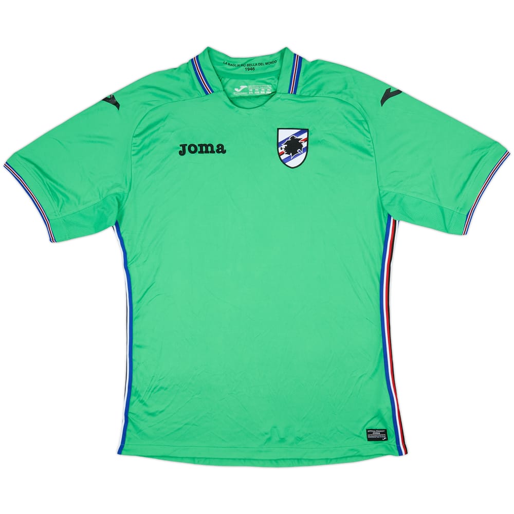 2017-18 Sampdoria GK S/S Shirt - 8/10 - (XXL)