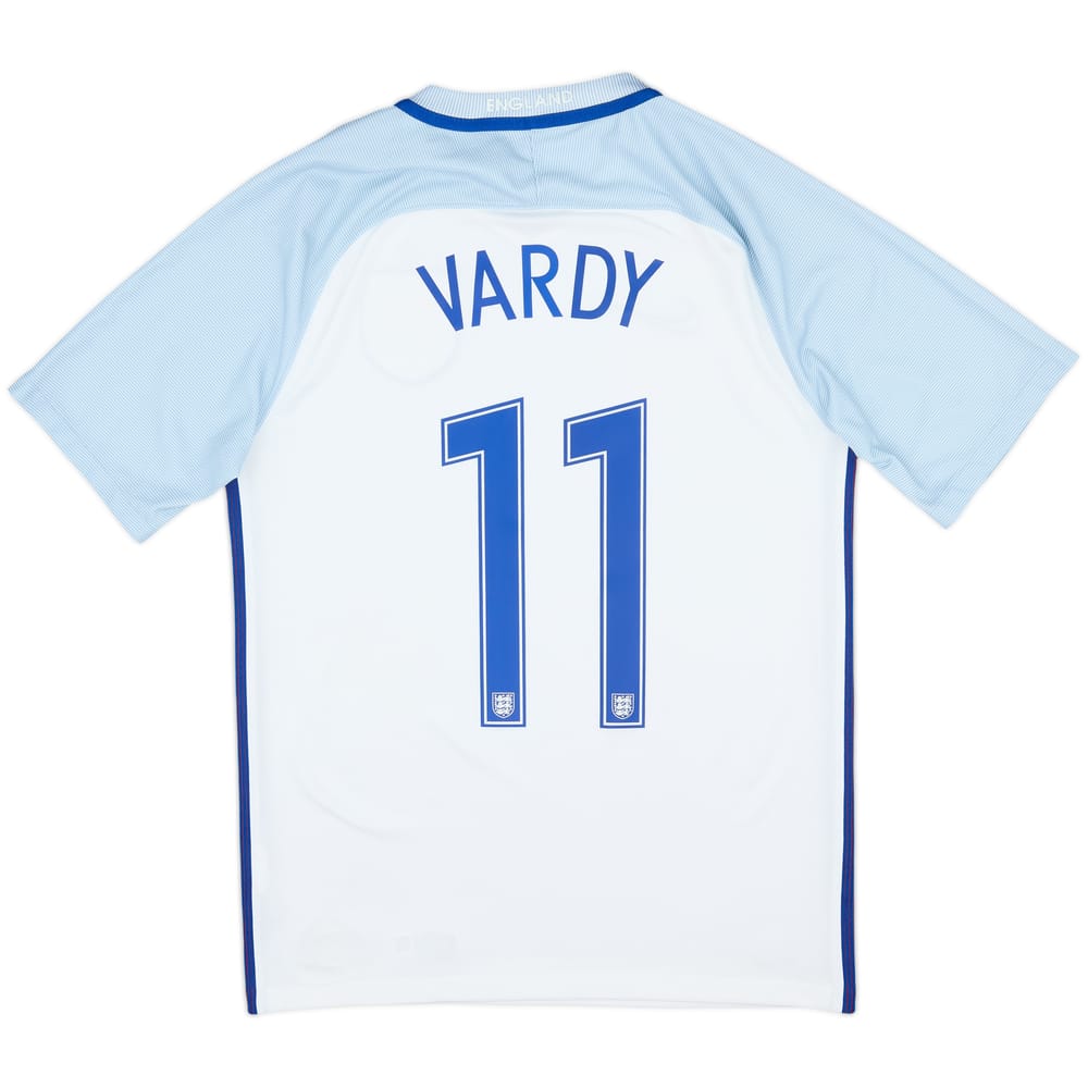 2016-17 England Home Shirt Vardy #11 - 8/10 - (S)