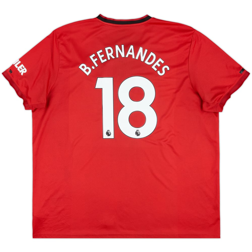 2019-20 Manchester United Home Shirt B.Fernandes #18 - 5/10 - (3XL)