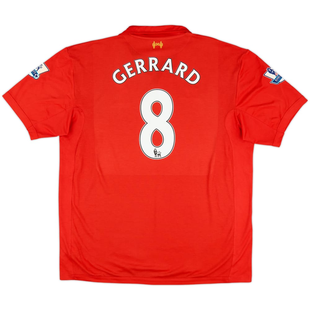 2012-13 Liverpool Home Shirt Gerrard #8 - 6/10 - (3XL)