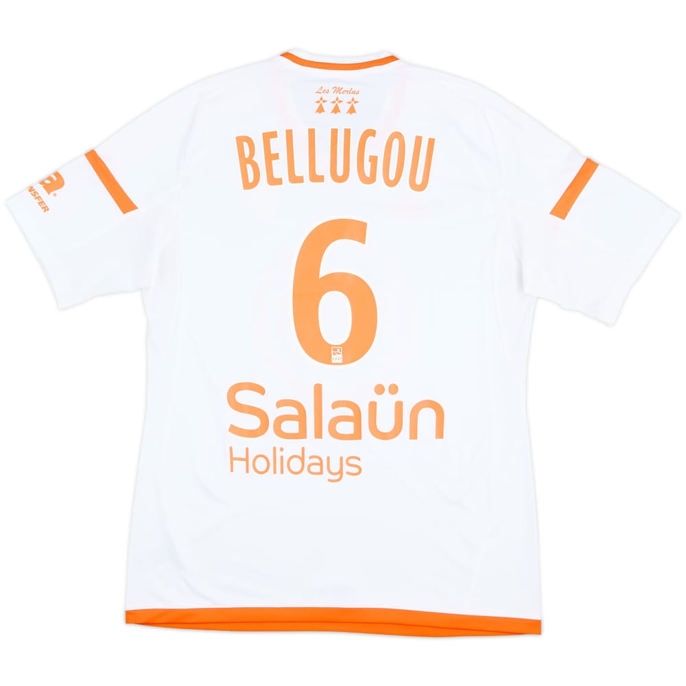 2016-17 Lorient Match Issue Barrages Away Shirt Bellugou #6