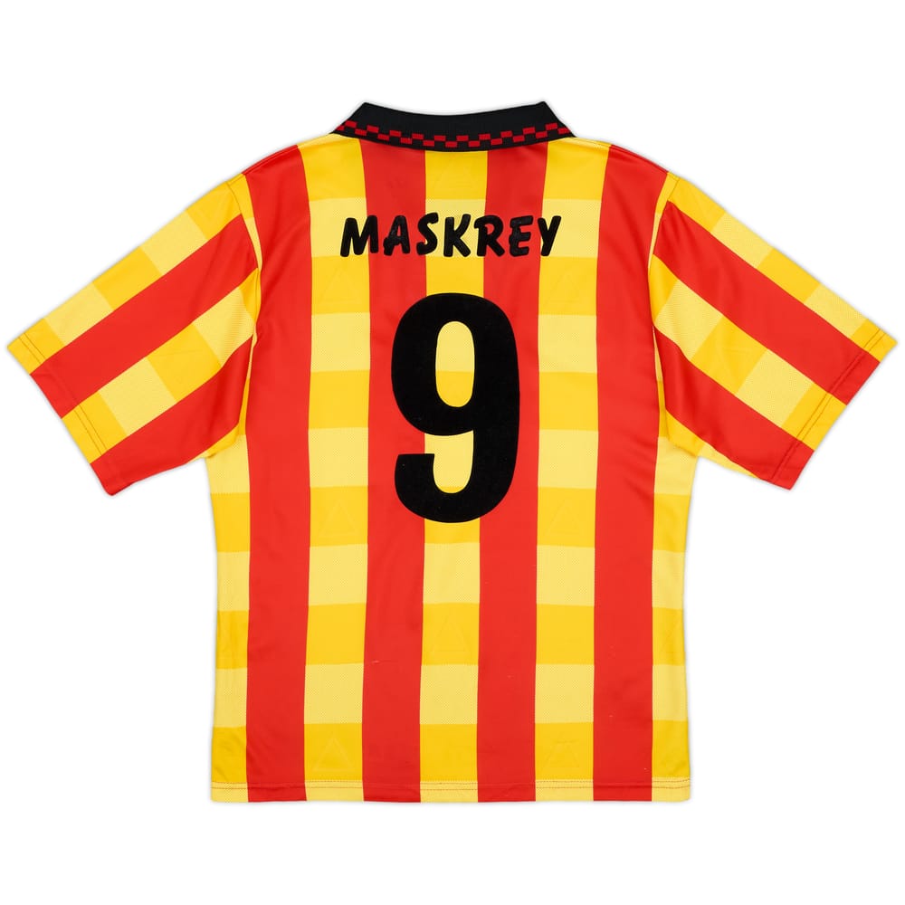 1996-97 Partick Thistle Home Shirt Maskrey #9 - 6/10 - (S)