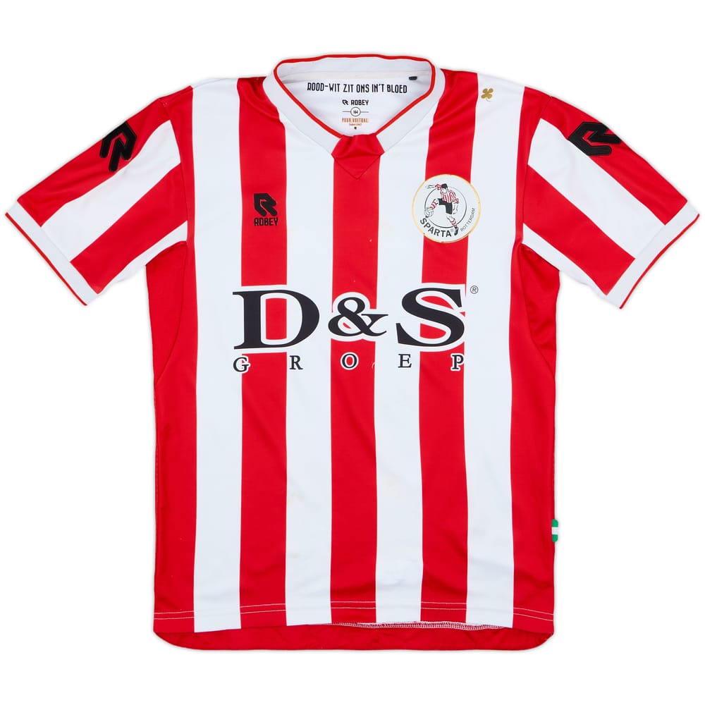 2020-21 Sparta Rotterdam Home Shirt #44 - 5/10 - (L.Boys)