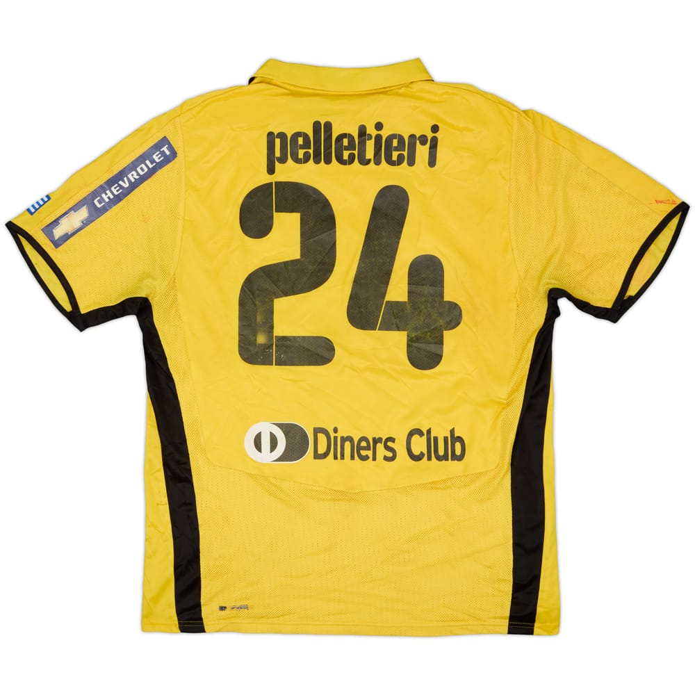 2008-09 AEK Athens Home Shirt Pelletieri #24 - 5/10 - (XL)