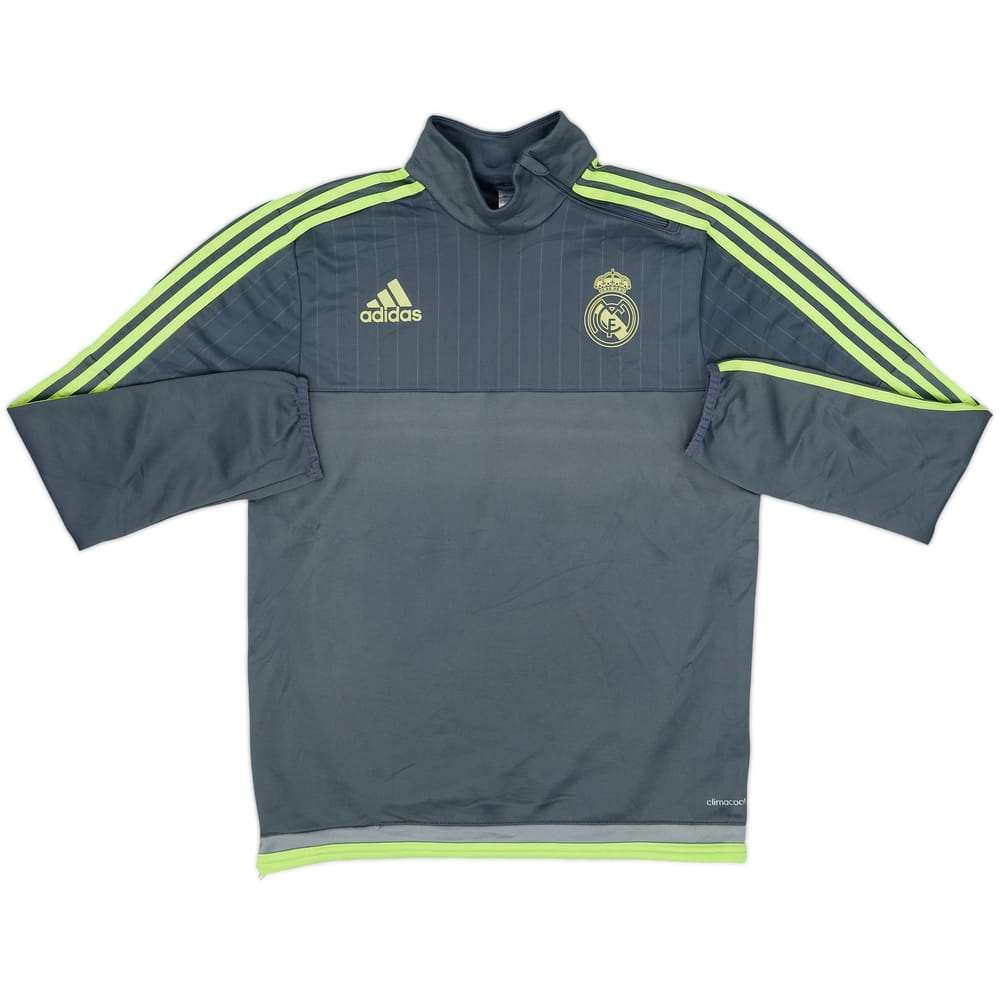 2015-16 Real Madrid adidas 1/4 Zip Training Top - 7/10 - (S)