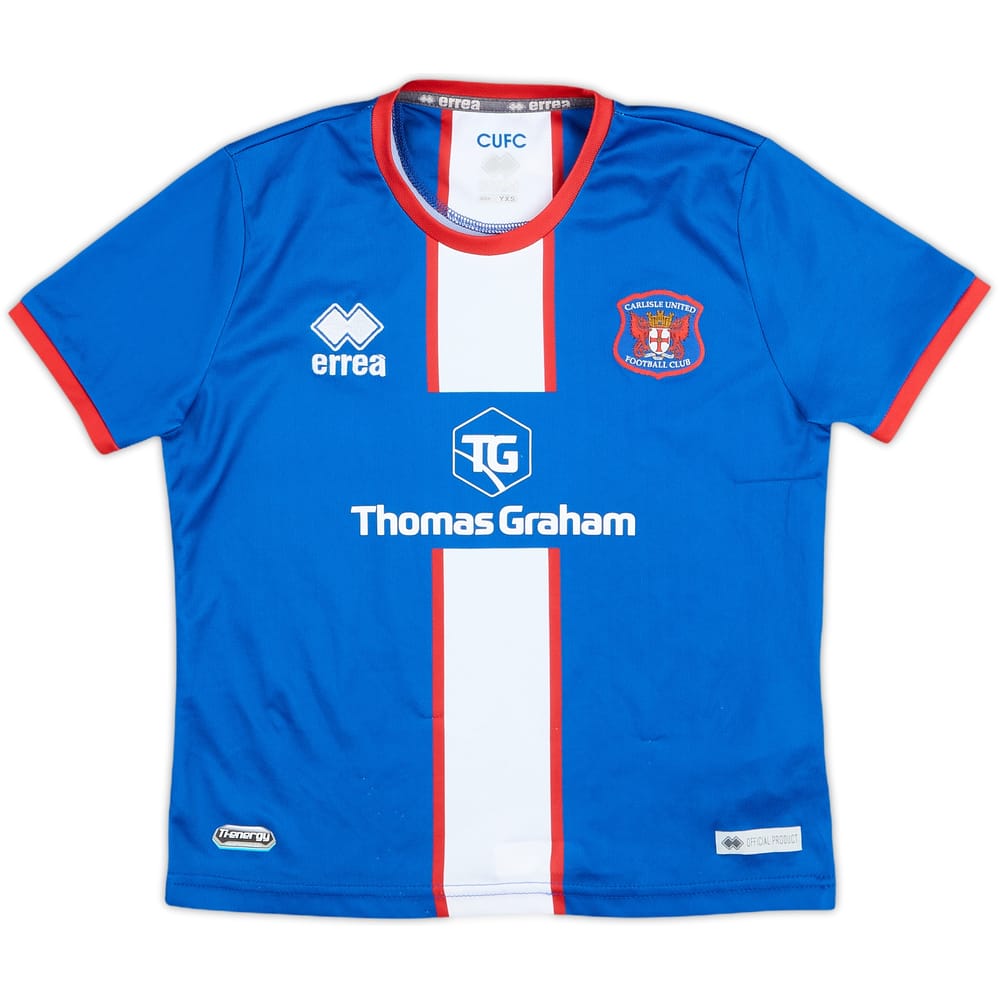 2021-22 Carlisle United Home Shirt - 8/10 - (7-8 Years)