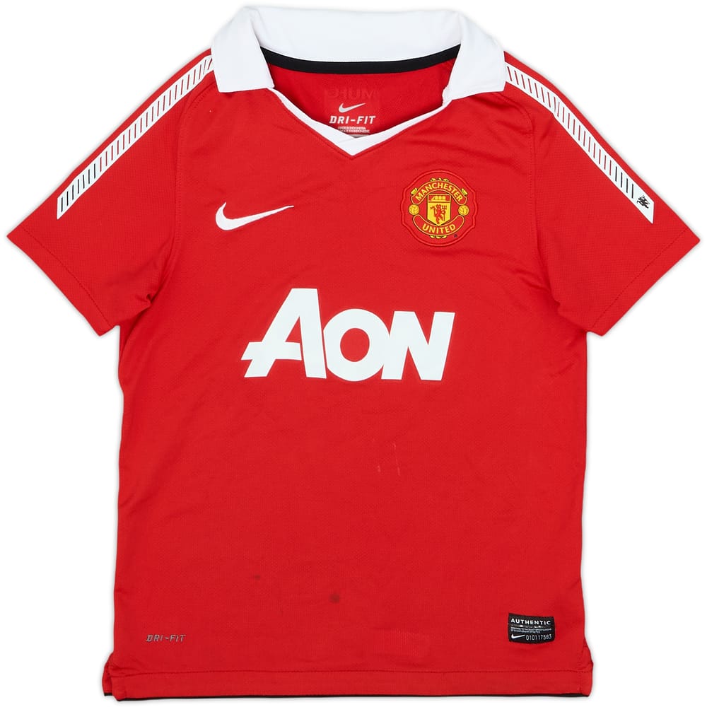 2010-11 Manchester United Home Shirt - 6/10 - (S.Boys)