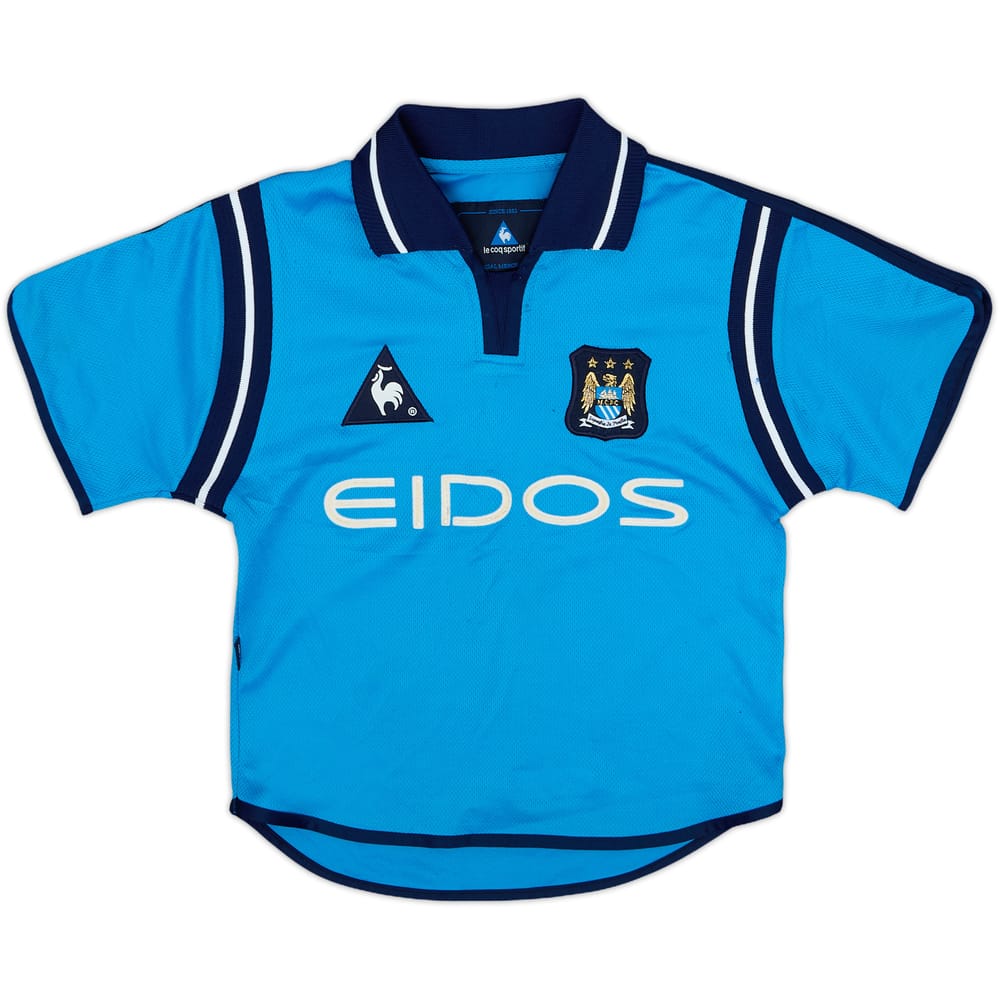 2001-02 Manchester City Home Shirt - 8/10 - (5-6 Years)