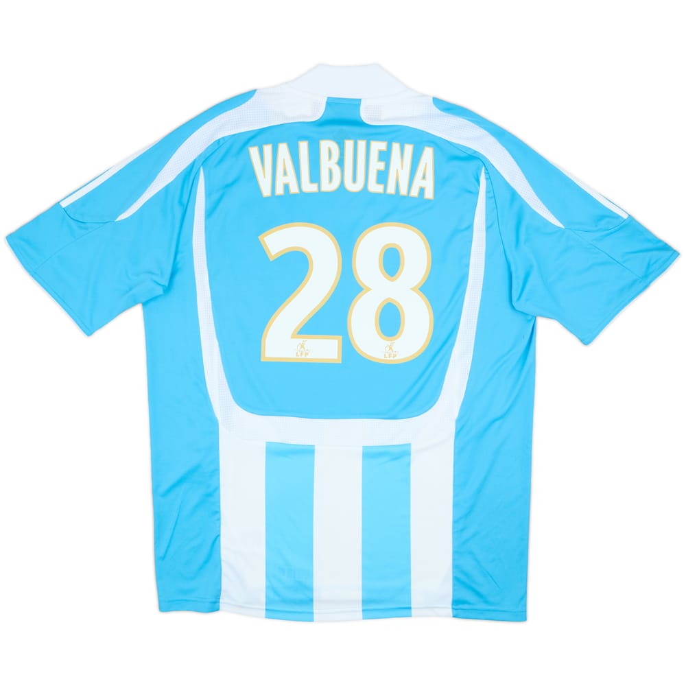 2007-08 Olympique Marseille Camiseta Visitante Valbuena #28 - 8/10 - (L)
