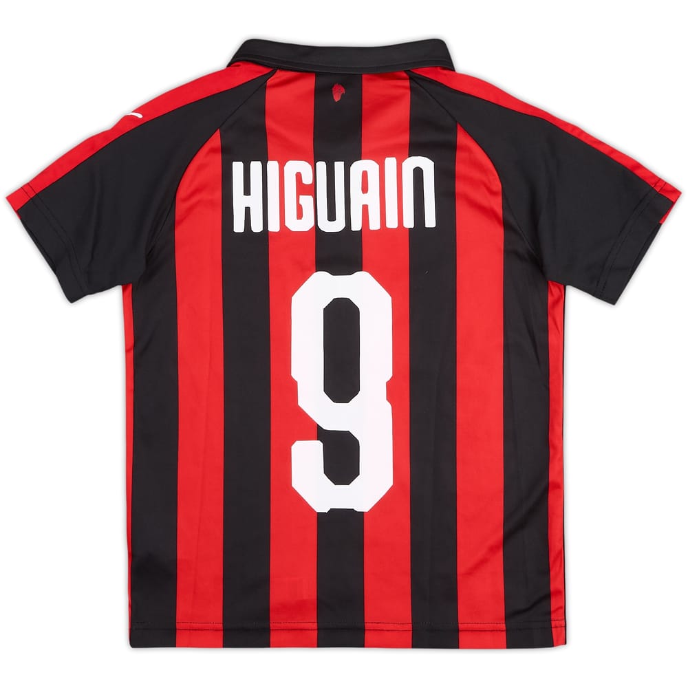 2018-19 AC Milan Home Shirt Higuain #9 - 10/10 - (S.Boys)