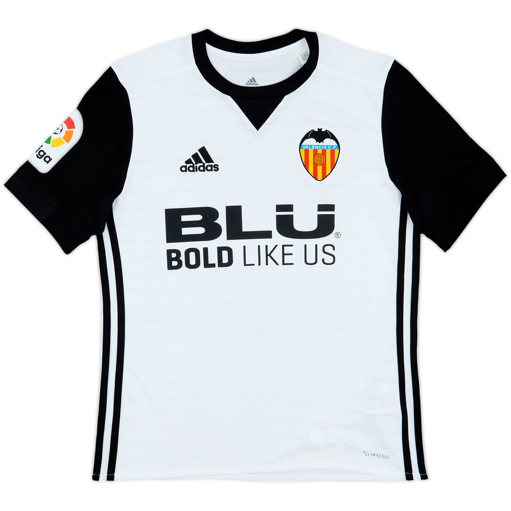 2017-18 Valencia Home Shirt - 10/10 - (L.Boys)